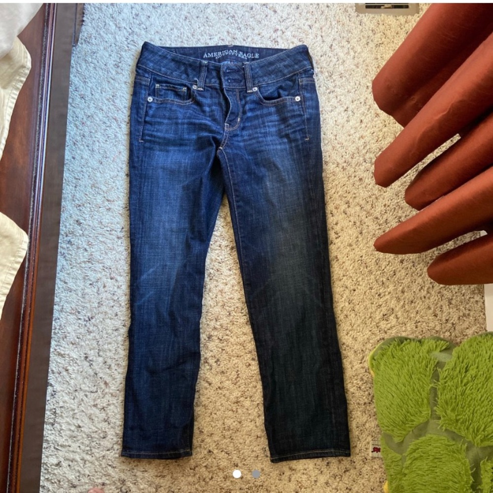 American eagle artist crop jeans
